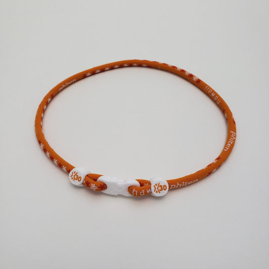 X30 Plumeria Phiten Hawaii Titanium Necklace