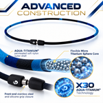 X30 Shader necklace construction with Aqua-Titanium and X30 technology