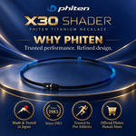 Why choose Phiten: the X30 Shader titanium necklace