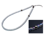 Phiten Titanium & Crystal Necklace