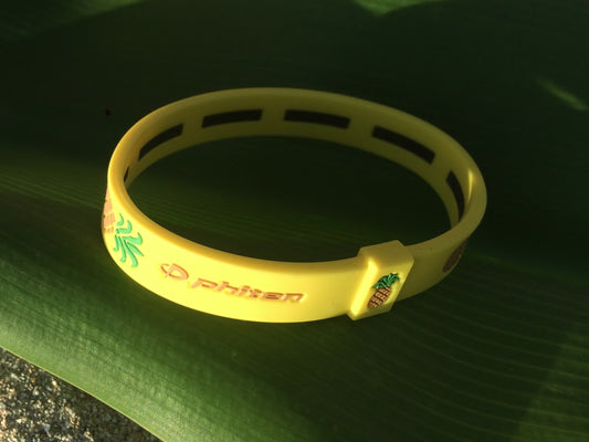Pineapple Phiten Hawaii Titanium Bracelet