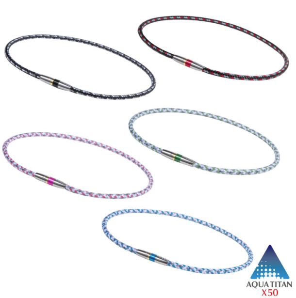X 50 Phiten Titanium Necklace HIGH-END MODEL Ⅲ (20")