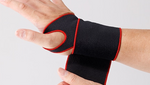 Phiten Metax Wrist Wrap Extreme Black/Red