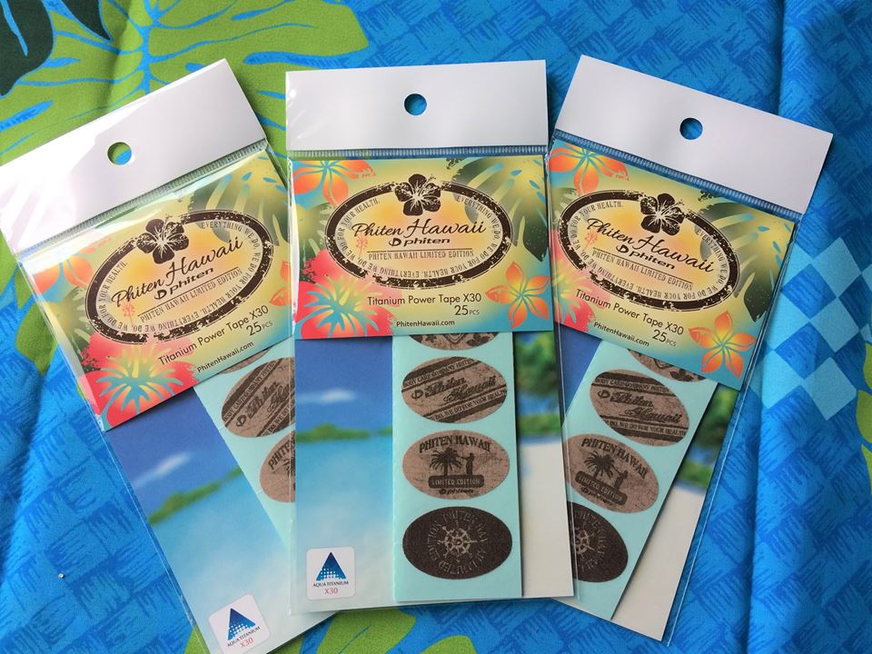 X30 Phiten Hawaii Titanium Power Tape Discs