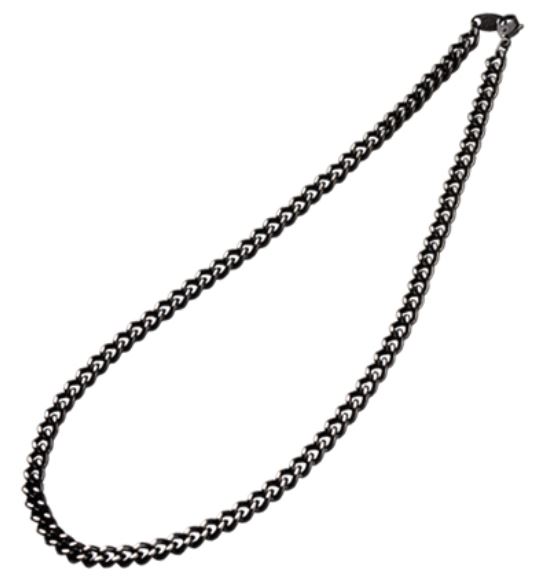20 PHITEN Titanium Wire II Circuit Necklace Black 