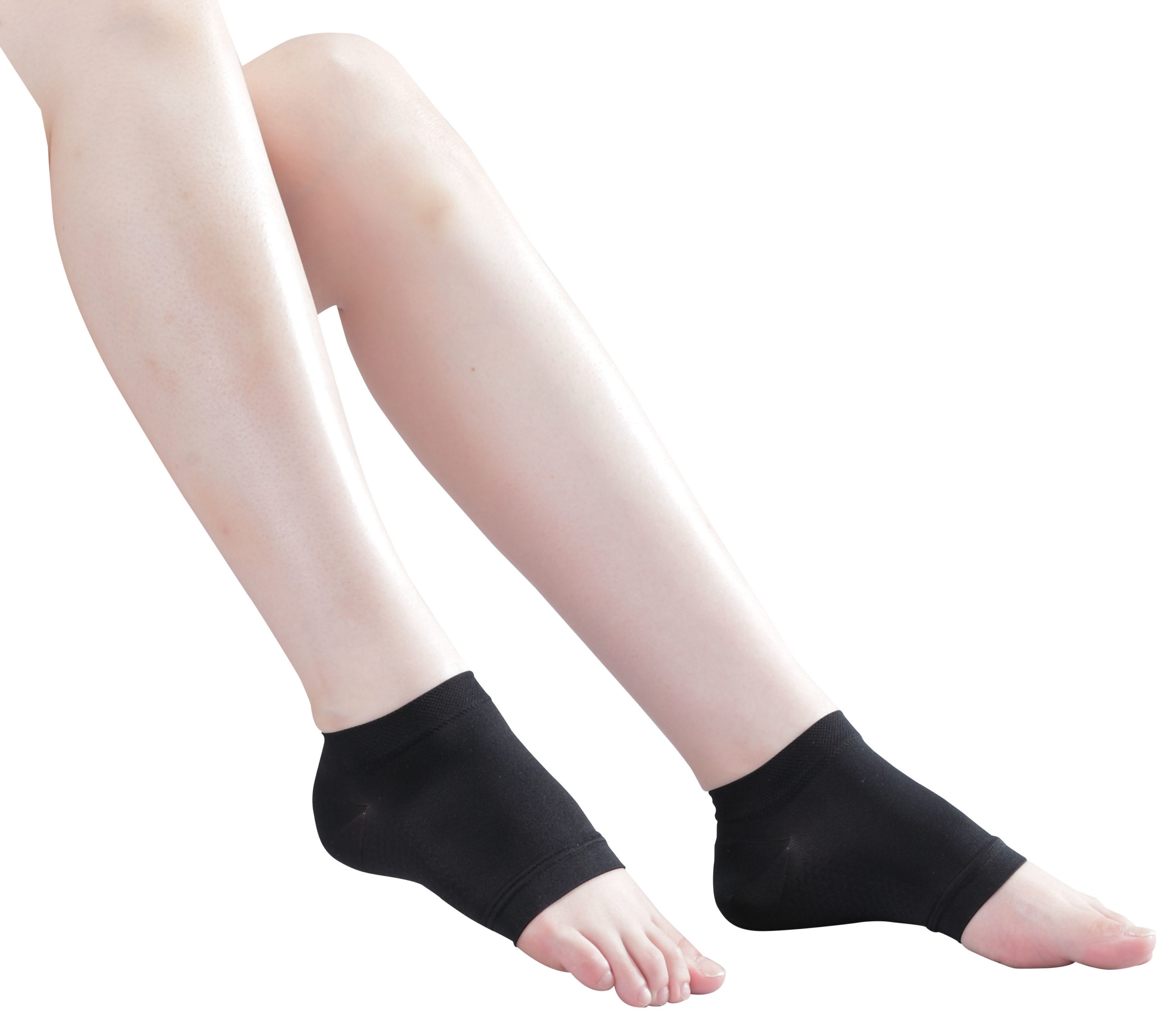 Phiten Compression Open Toe Ti Socks (Short)